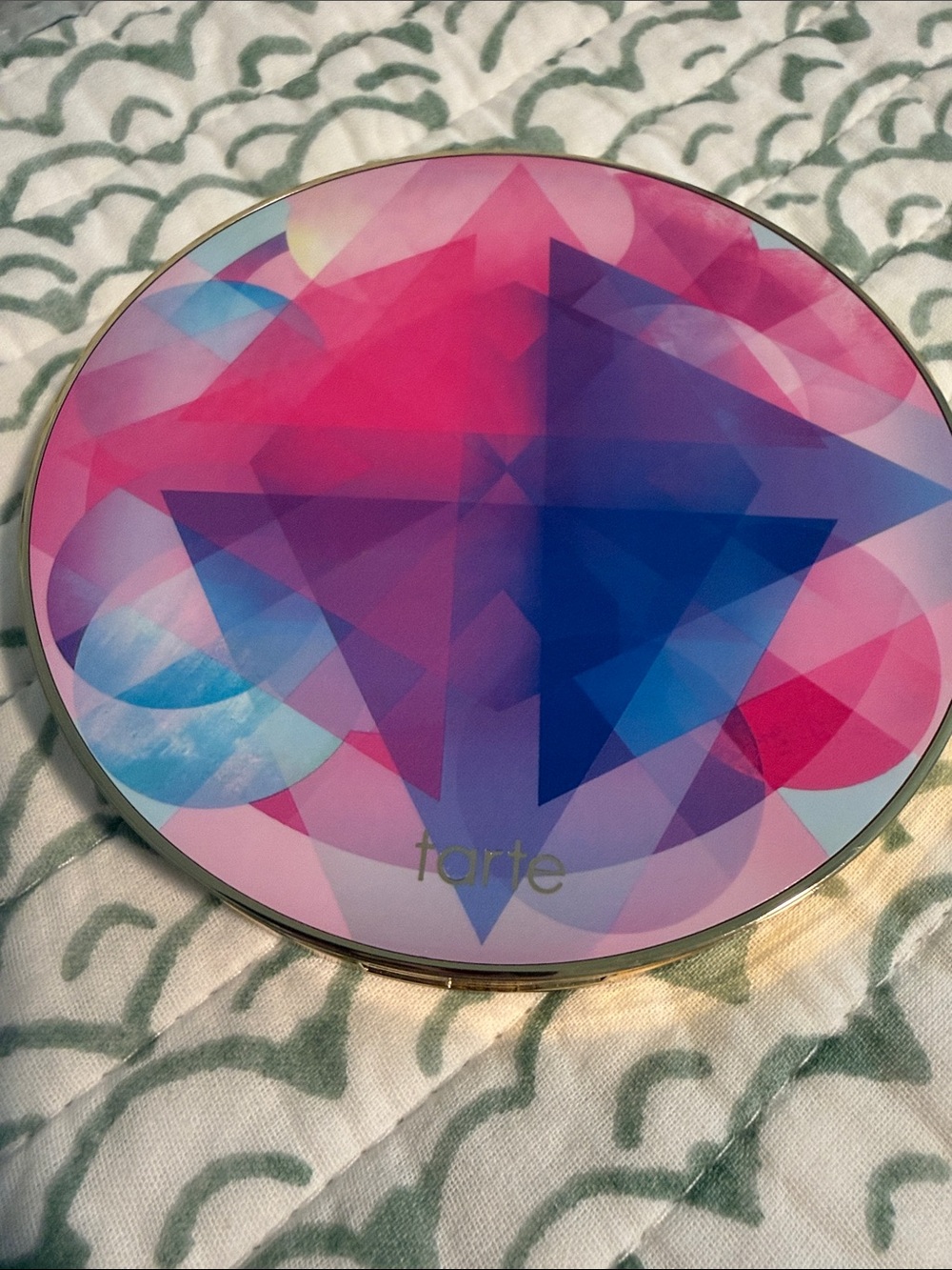 tarte Pink, Purple & Blue Geometric Compact